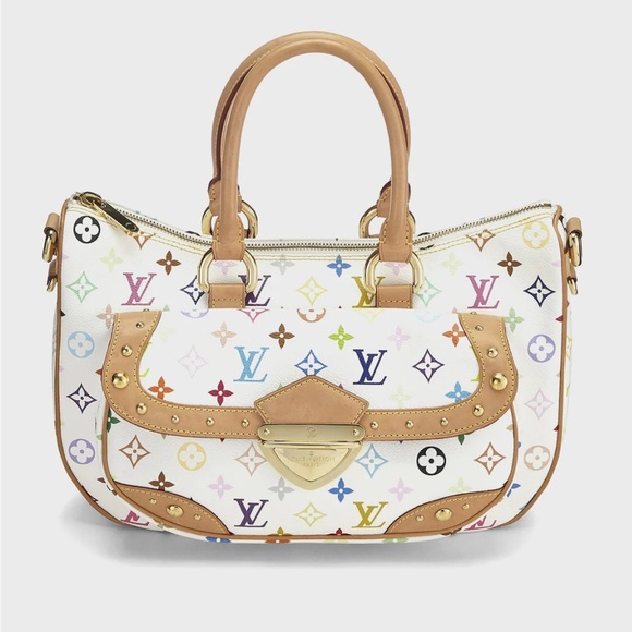 LOUIS VUITTON 
Monogram Multicolor Rita White - Picture 1 of 11
